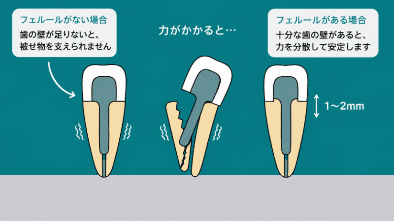 フェルールについての説明イラスト